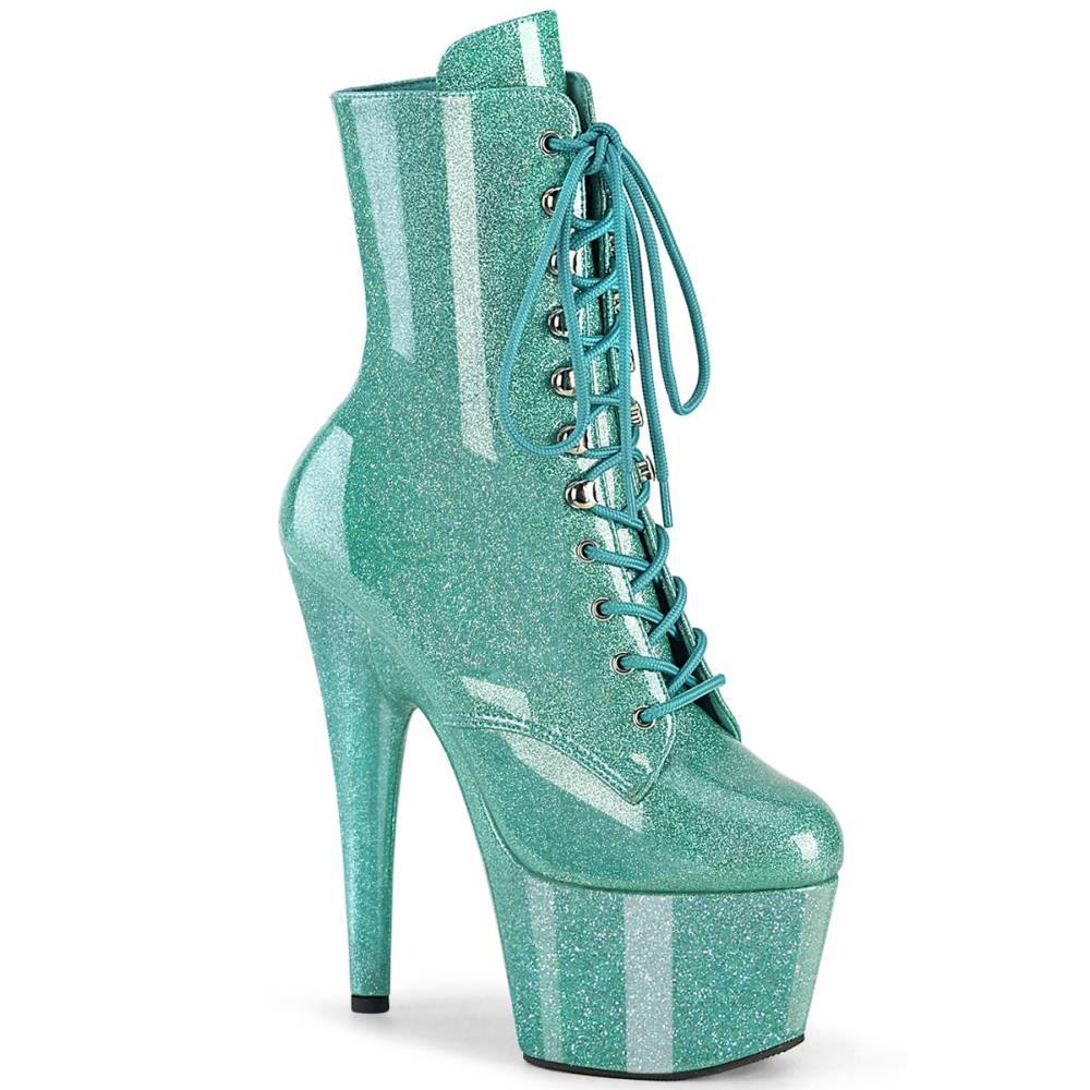Pleaser - ADORE1020GP Bottes de plateforme, Pole dance chaussures - Turquoise Product image
